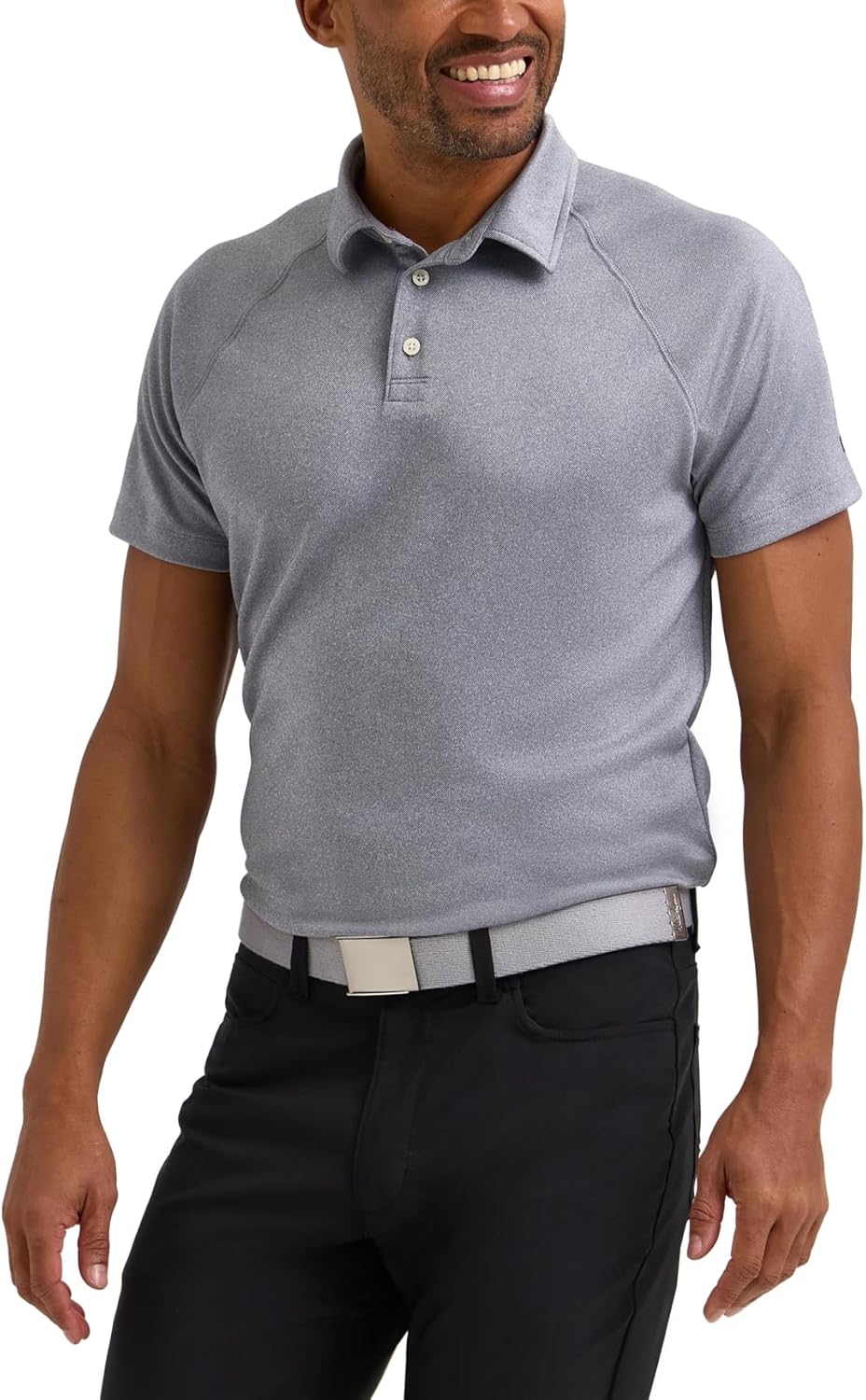 Lee Mens Golf Series Short Sleeve Performance Polo Shirt