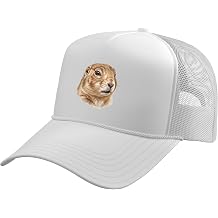 Prairie Dog Design Trucker Hat with Adjustable Mesh Back