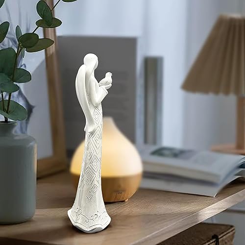 Miniatura 3 de Estatua de ángel de la guarda para la familia, pequeñas figuras de ángel y estatuas para decoración del hogar