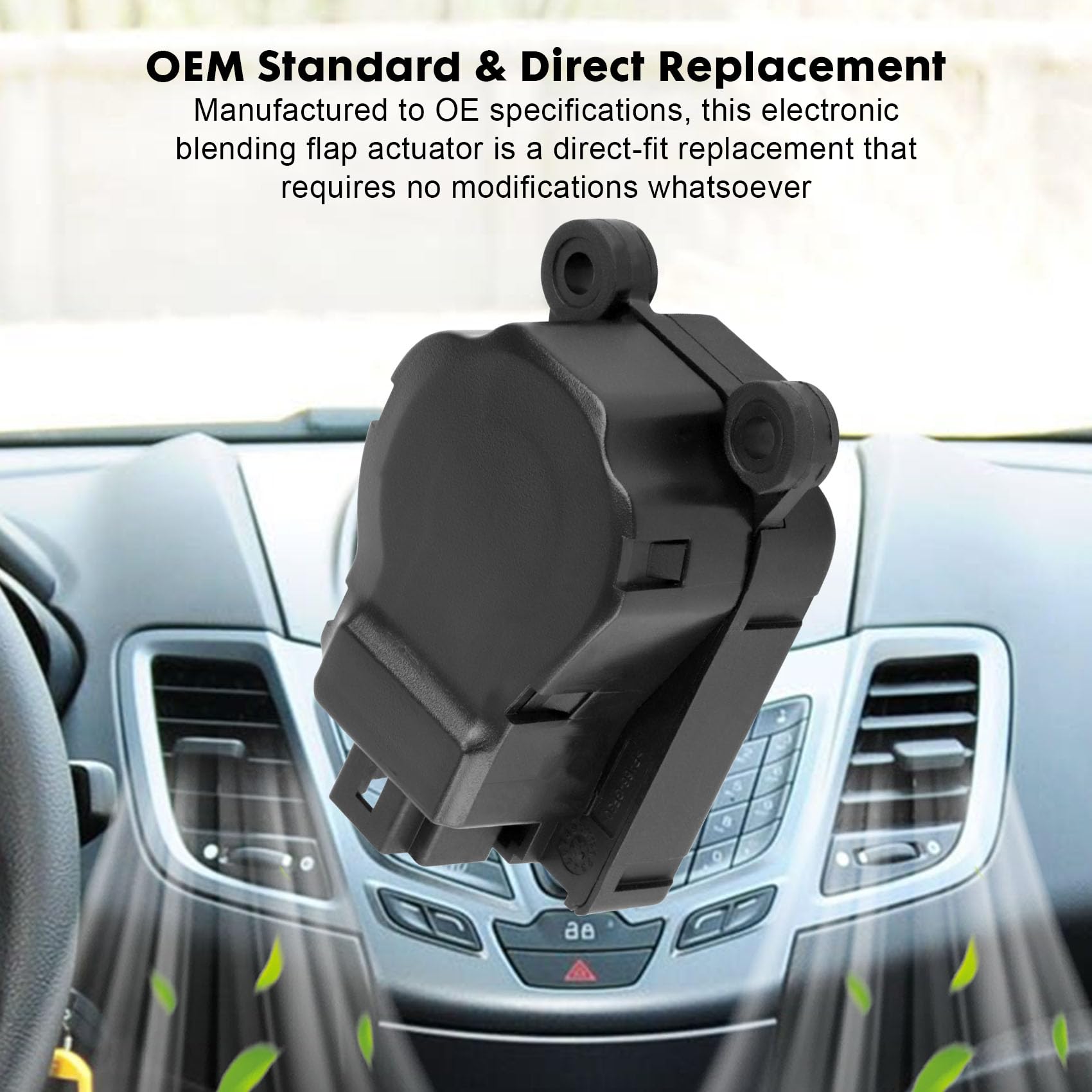 1S7H19E616BB Attuatore Elettrico per Lamiera di Miscelazione Compatibile con Ford Fiesta 2008-2017, Attuatore per Lamiera di Miscelazione A/C Sostituisce 1581549 1768981 1836458