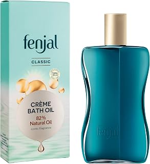 Fenjal Classic Crème Bath Oil 125ml - Luxury Swiss Plant Oil Formula Cleanses, Nourishes & Moisturizes Skin