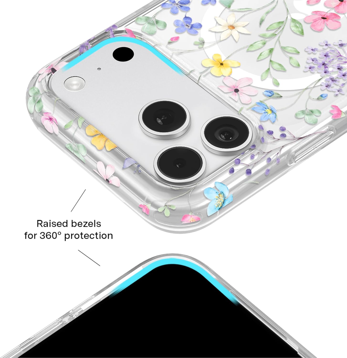 VELVET CAVIAR Case for iPhone 17 Pro | Compatible with MagSafe | 10ft Drop Tested | Cute Girly Protective Designer Cases for Women | Enchanted Floral Wildflowers 2.0