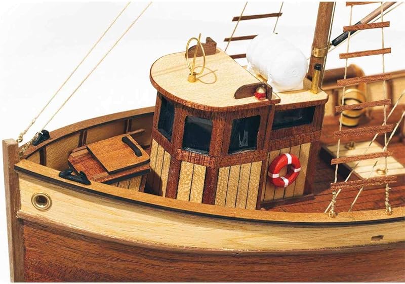Occre Palamós 1:275 Méretarányú Hajómodell Építőkészlet Gyerekeknek - Tradicionális Színű Fém Vitorláshajó Makett 45,7 cm