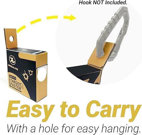 Miniatura 3 de Design-Pie Pegatinas de objetivos de tiro 1000 por caja calcomanías redondas de tiro con dispensador autoadhesivo para pistola de rifle Airsoft BB