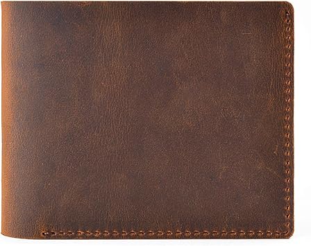 Wallet for Men, Real Leather Mens Bifold Wallet with Card Slots Slim Minimalist Front Pocket Wallet with Gift Box