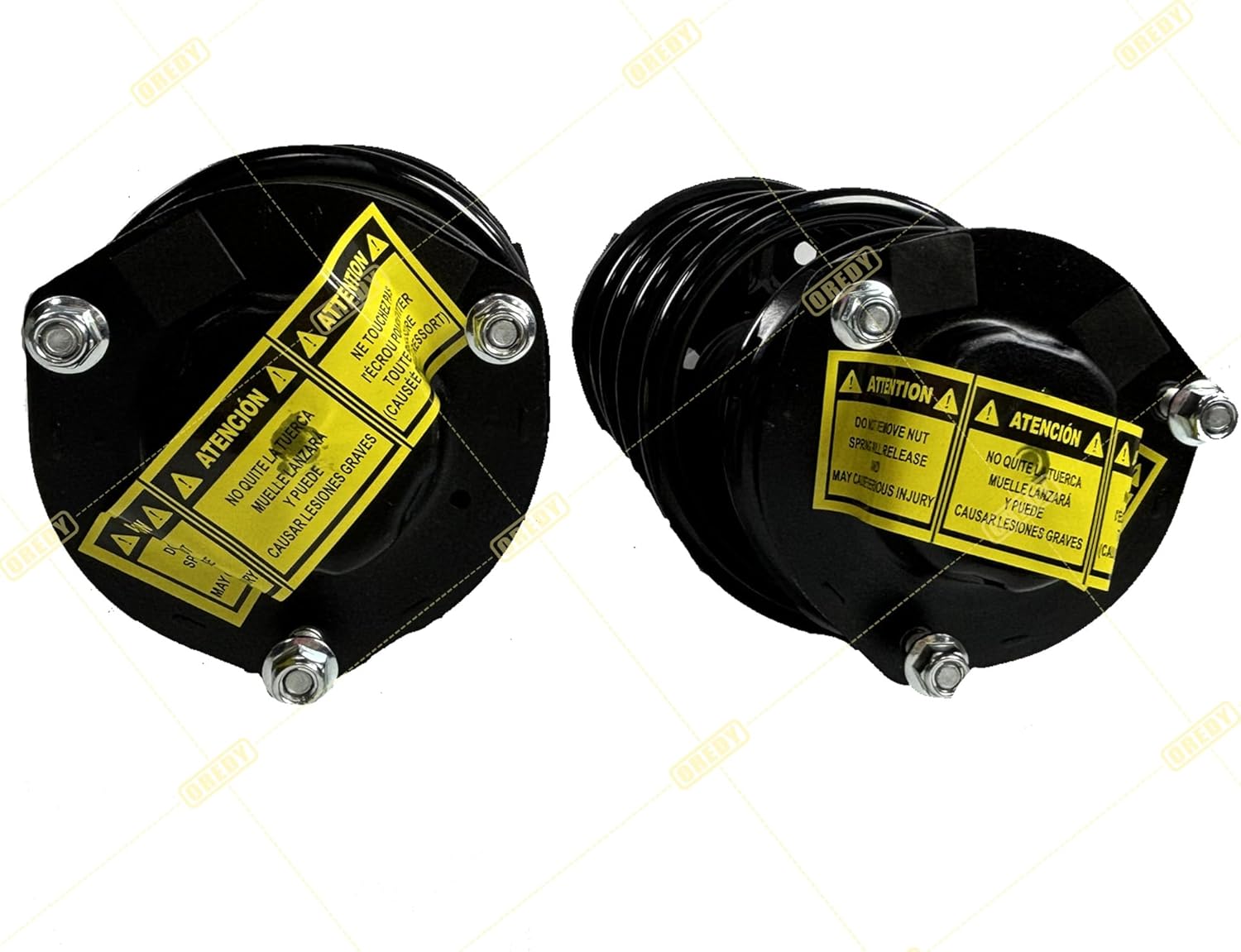 OREDY Pair Front Spring Struts Assembly 2004-2006 Toyota Sienna, FWD & 7 Seat Complete Loaded Suspension Strut Shock Absorber - Replace #172237 172236
