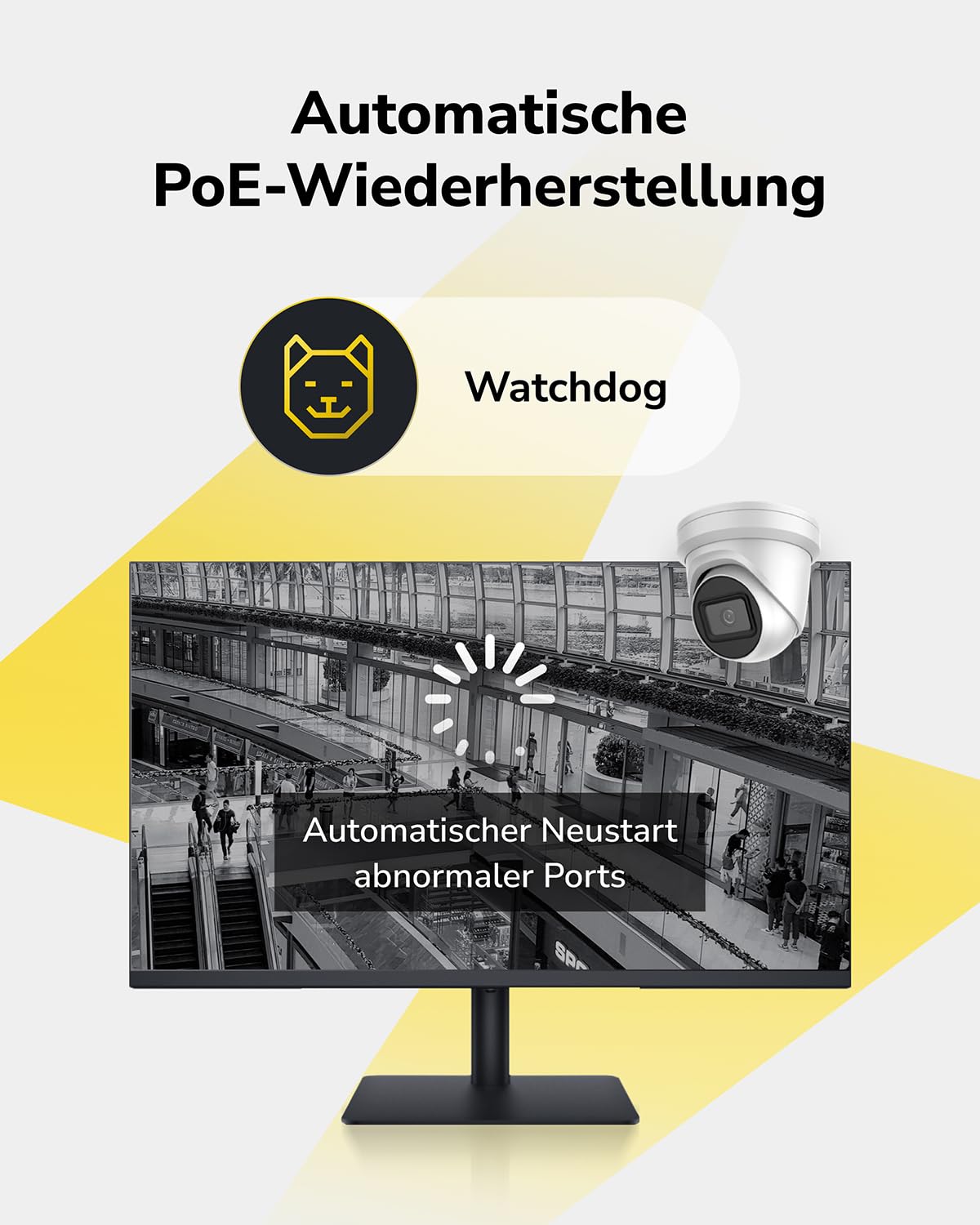 Cudy 24-Port 10/100M PoE+ Netzwerk Switch 300W 2 GbE 1 SFP VLAN FS1026PS1 | Unmanaged Rackmount Metall-Hub; Plug & Play IEEE 802.3at/af; 250m CCTV Extend; Watchdog Recovery; Speist IP Cams, VoIP, APs