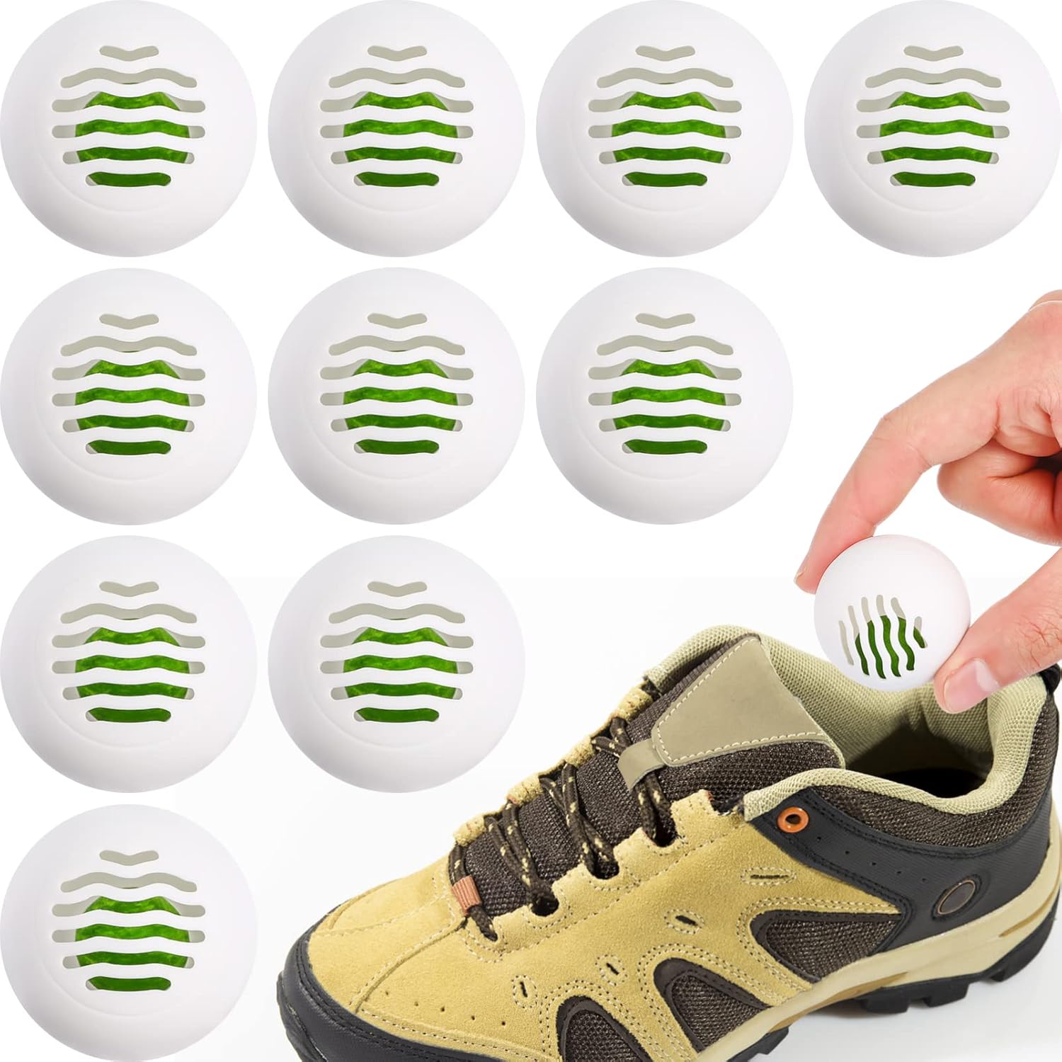 Gatuida Car Air Fresheners Shoe Deodorizer Balls, 20PCS