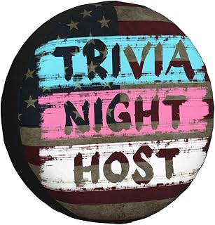 Trivia Night Host Ultimate Tire Protection: Premium Quality Tire Cover for All-Season Defense