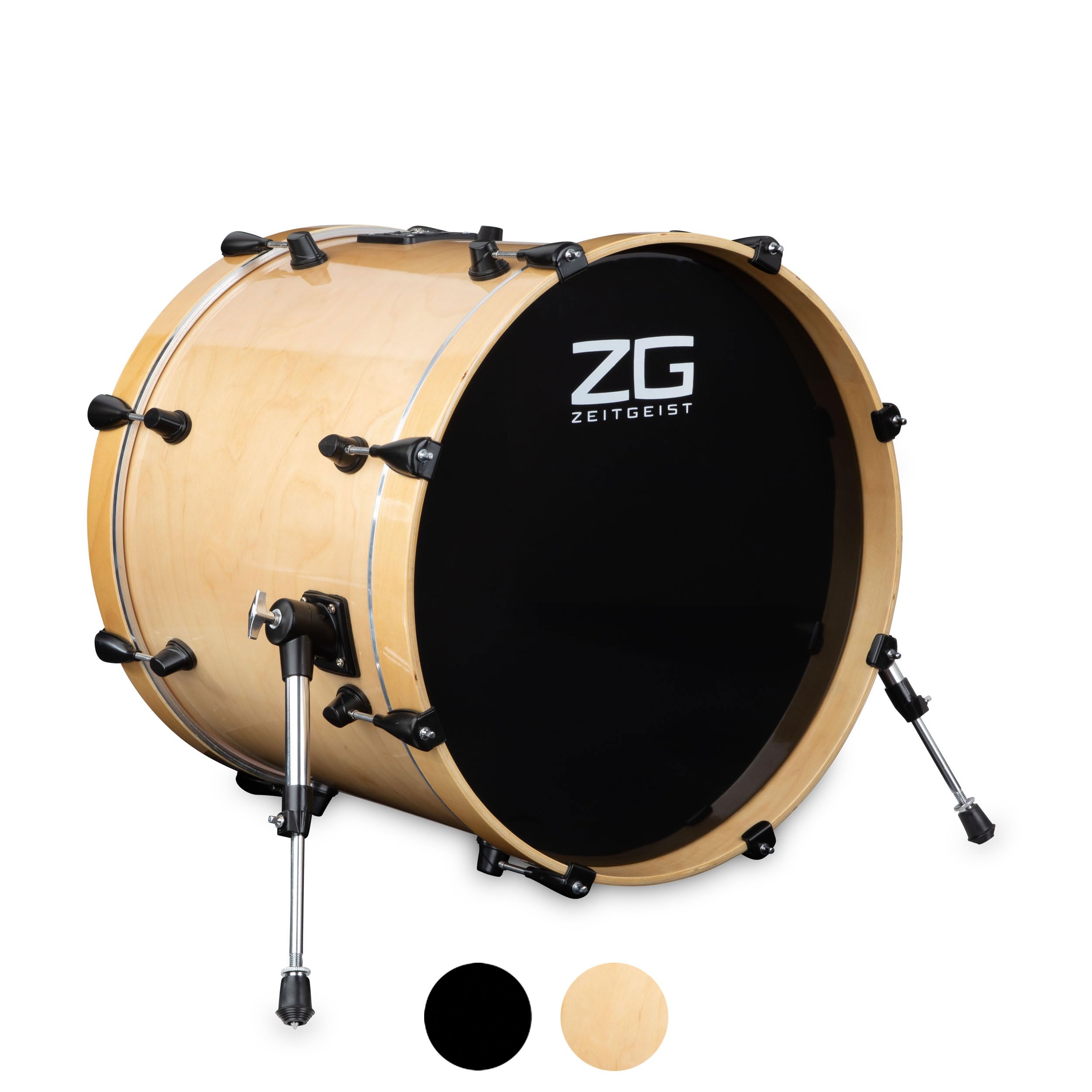 ZEITGEIST AD3-KD200 20" eKick Bass Drum | Natural Clear