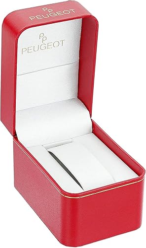 Miniatura 7 de Peugeot reloj ultra delgado para hombre chapado en oro de 14 quilates ronda minimalista reloj de pulsera para hombre con esfera fácil de leer y