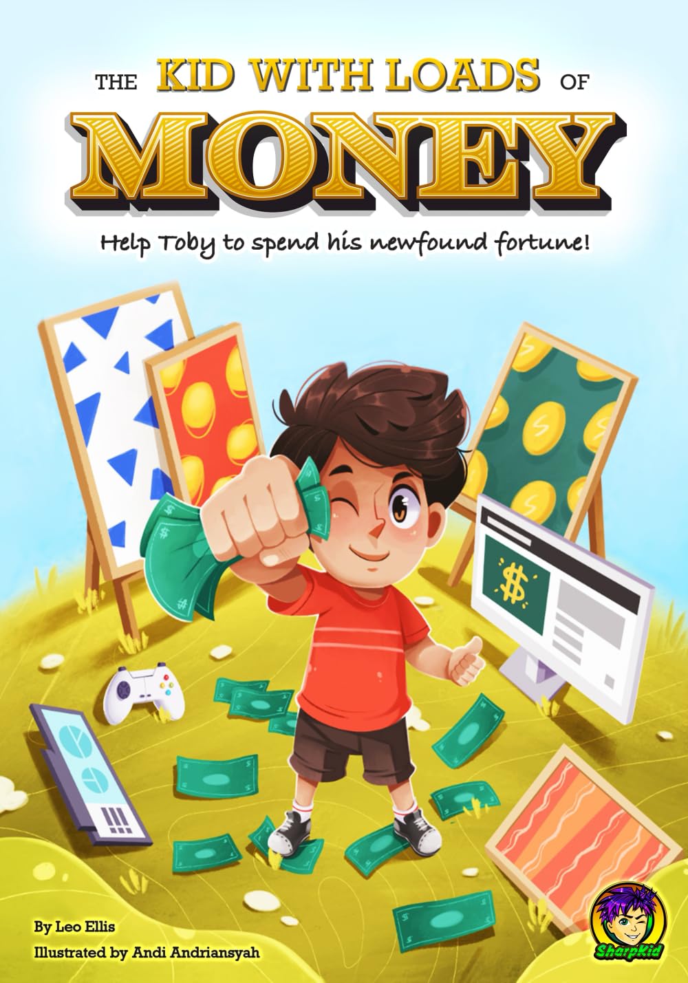 The Kid With Loads Of Money: Help Toby to spend his newfound fortune!