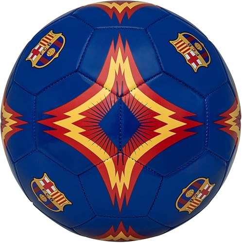 Miniatura 3 de Icon Sports Compatible con balón de fútbol del FC Barcelona, con licencia oficial, tamaño 3 06