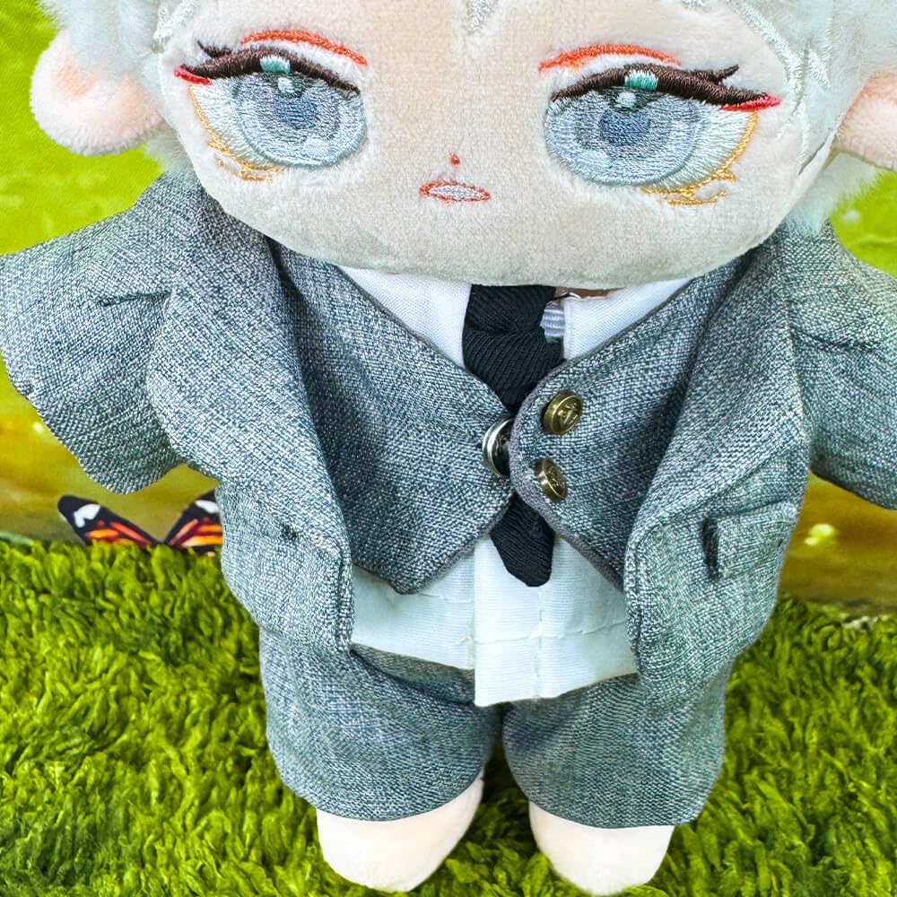 Amazon.co.jp: 20cm ぬいぐるみ 服 スーツ 上着 白シャツ 半ズボン