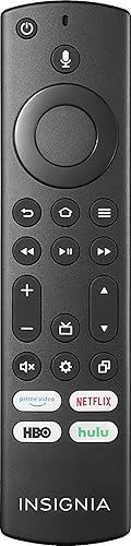 Insignia Mando a distancia OEM PrimeVideo/Netflix/HBO/Hulu - Negro (NS-RCFNA-21) (renovado)
