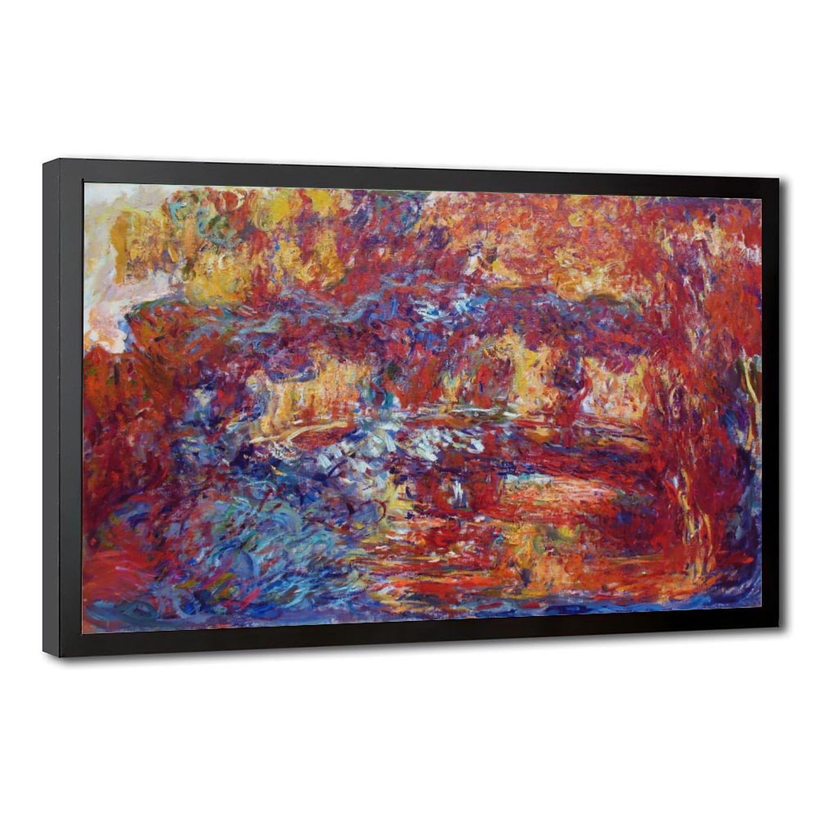 Impression sur toile Claude Monet haute définition avec cadre suspendu - 8