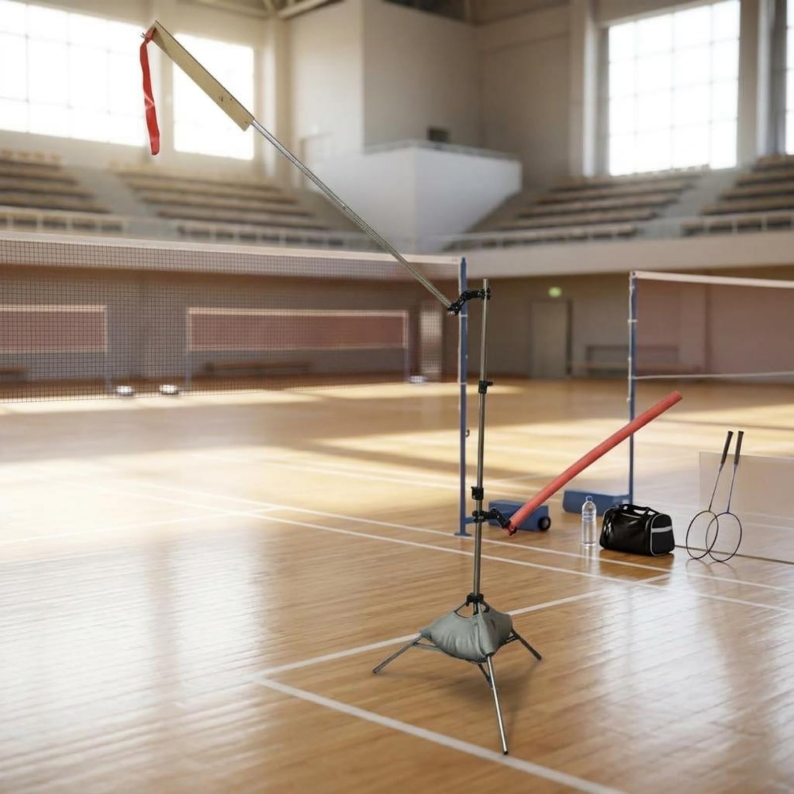 Lanciatore Automatico di Volani Badminton Altezze Regolabili Lanciatore di Volani Facile da Portare Attrezzatura Sportiva per Allenatori, Casa