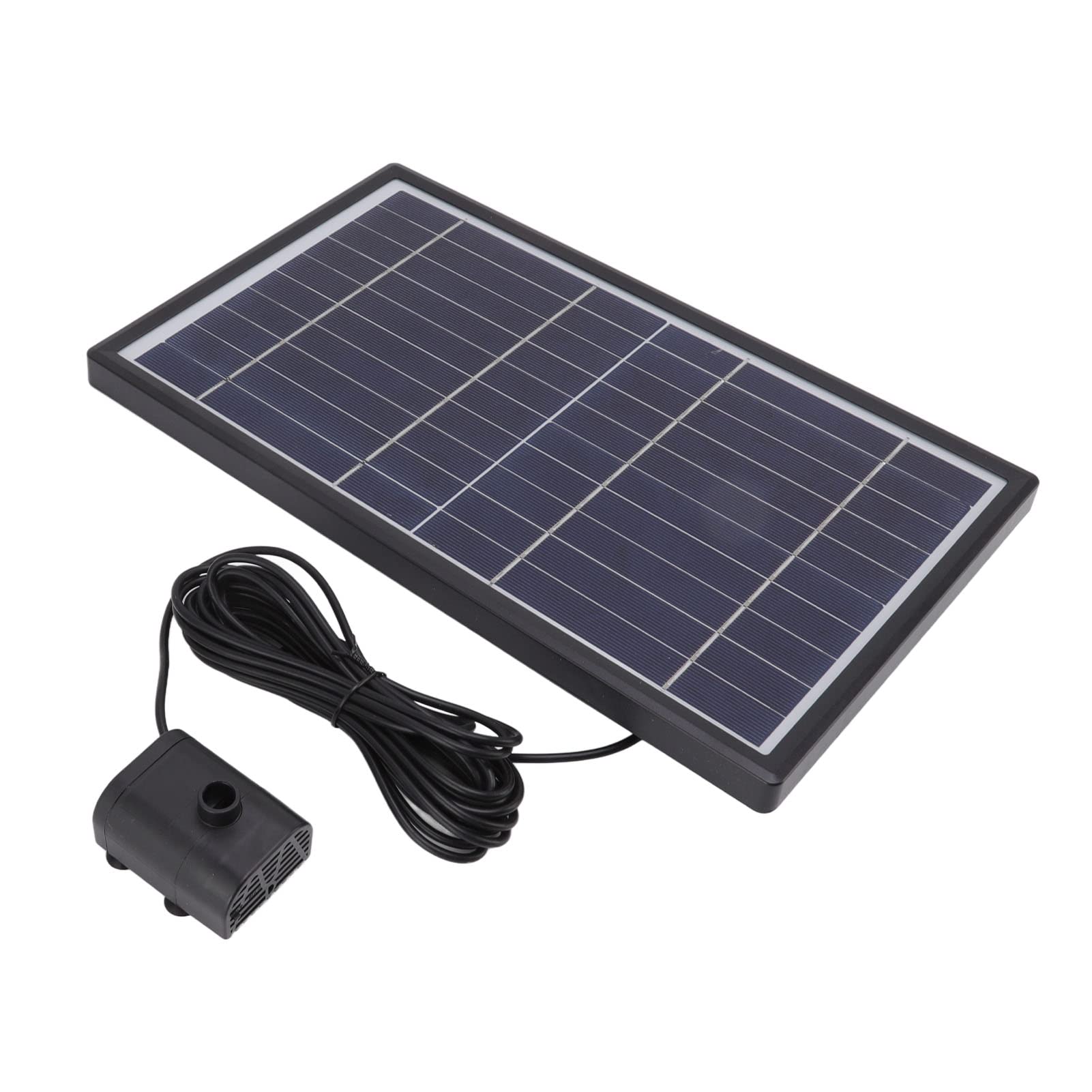Cryfokt Pompa Fontannowa Solarna 10W 10V z 3 Dyszami do Oczka Wodnego