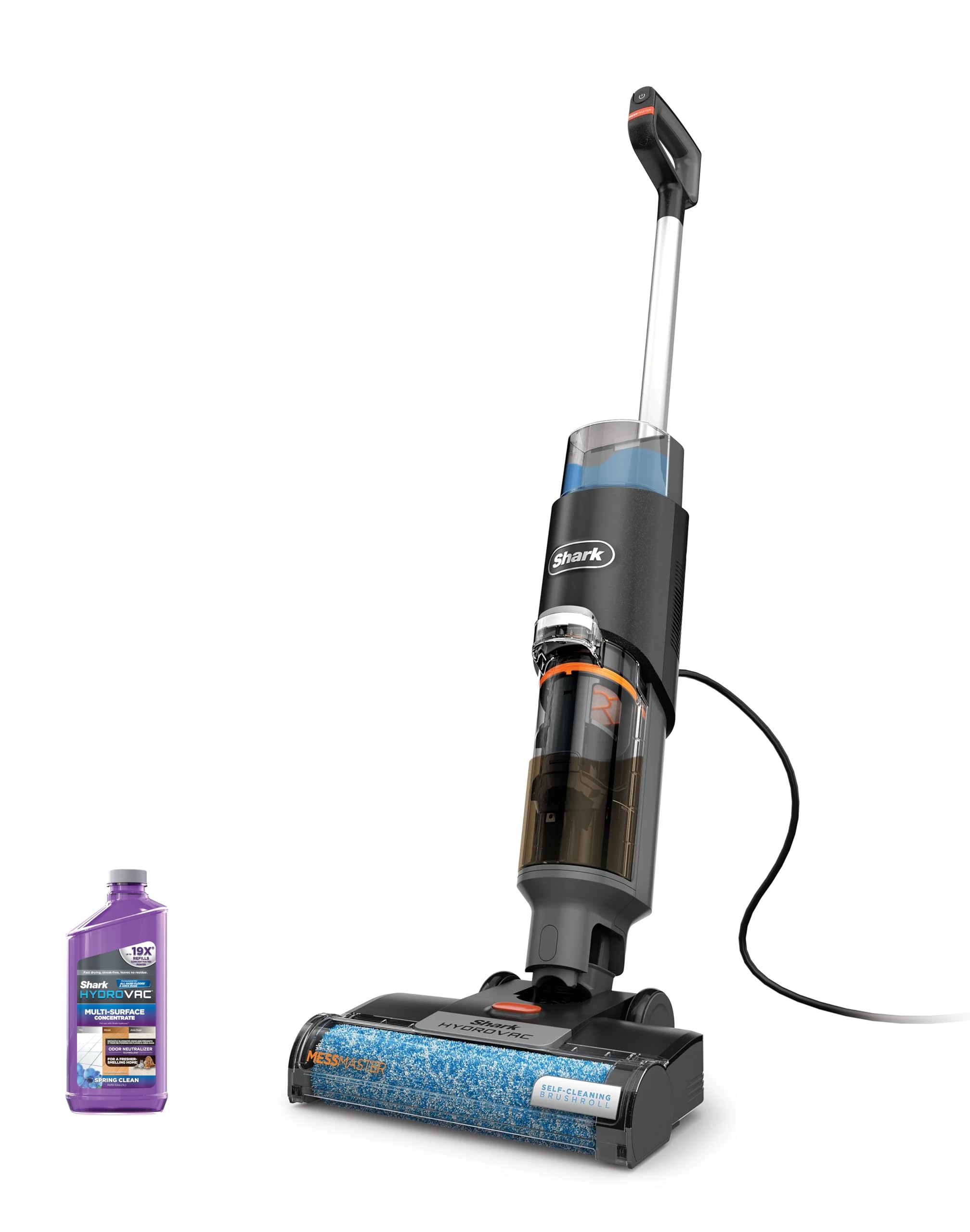 Shark WD160 HydroVac MessMaster XL 3-in-1 Vacuum, Mop & Self-Cleaning System for Multi-Surface Cleaning, Perfect Hardwood, Tile, Marble, Area Rug (RENEWED)