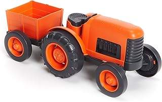 Green Toys Tractor - FC, Orange