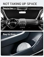 Vista 225 de Proadsy Parasol para parabrisas actualizado 2026, ajuste personalizado, Lexus NX 2022-2025 2026, 4 capas, plegable, protector de parasol frontal que