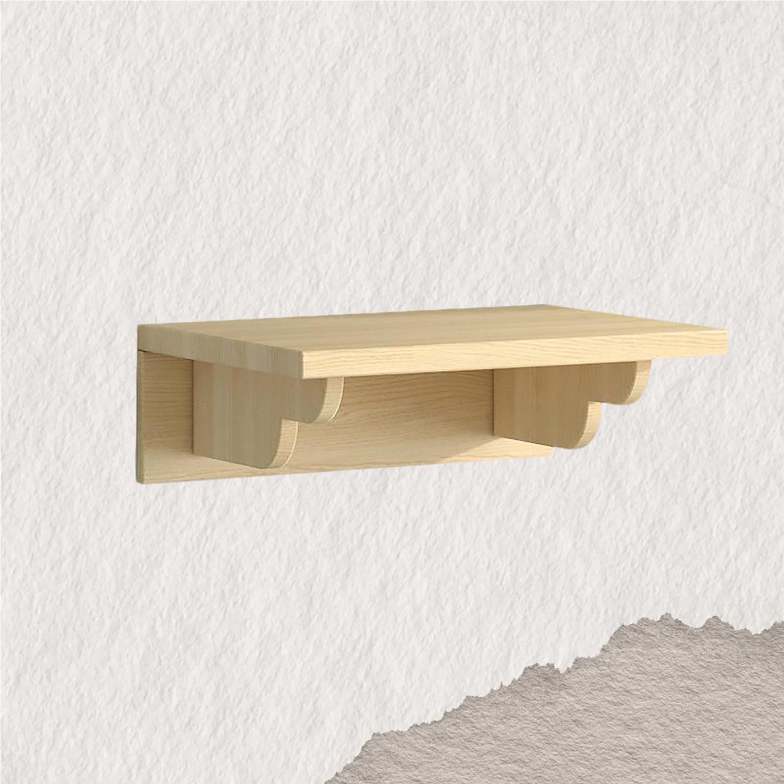 Percorso da Muro per Gatti, Set da Parete per Arrampicarsi con Ripiani, Trespoli, Ponte, Tiragraffi, Mobili da Interno in Legno per Gattini Che Giocano(34x24x10cm)