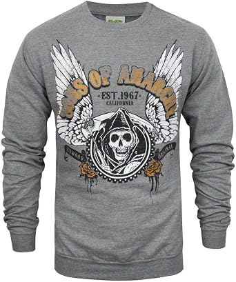 Amazon.com: Sons of Anarchy Winged Reaper sudadera para hombre : Ropa,  Zapatos y Joyería