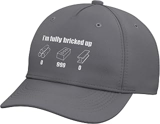 I'm Fully Bricked Up Funny Meme Gaming Gen Z Slang Adjustable Baseball Hat