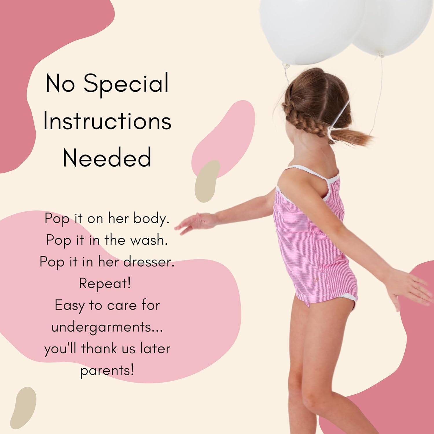 Feathers Girls and Toddler Underwear - Kids Underwear - Super Soft Cotton - Image 4