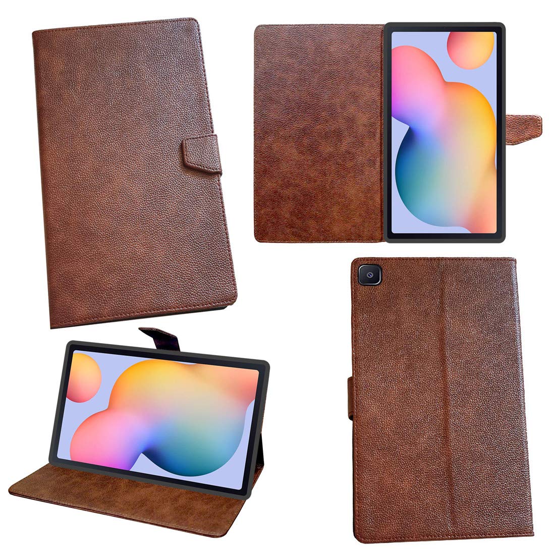 Zaoma PU Leather Flip Flap Case for Samsung Galaxy Tab S6 Lite 10.4-Inch Model SM-P610 / P615 2020 Release Tablet. - Brown (B08WKCFQ6M) Amazon Price History, Amazon Price Tracker