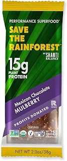 Shanti Bar, Bar, OG1, Vitality Mulberry, Pack of 12, Size 2 oz - No Artificial Ingredients Gluten Free GMO Free Kosher Low Sodium Vegan Wheat Free Yeast Free 100% Organic