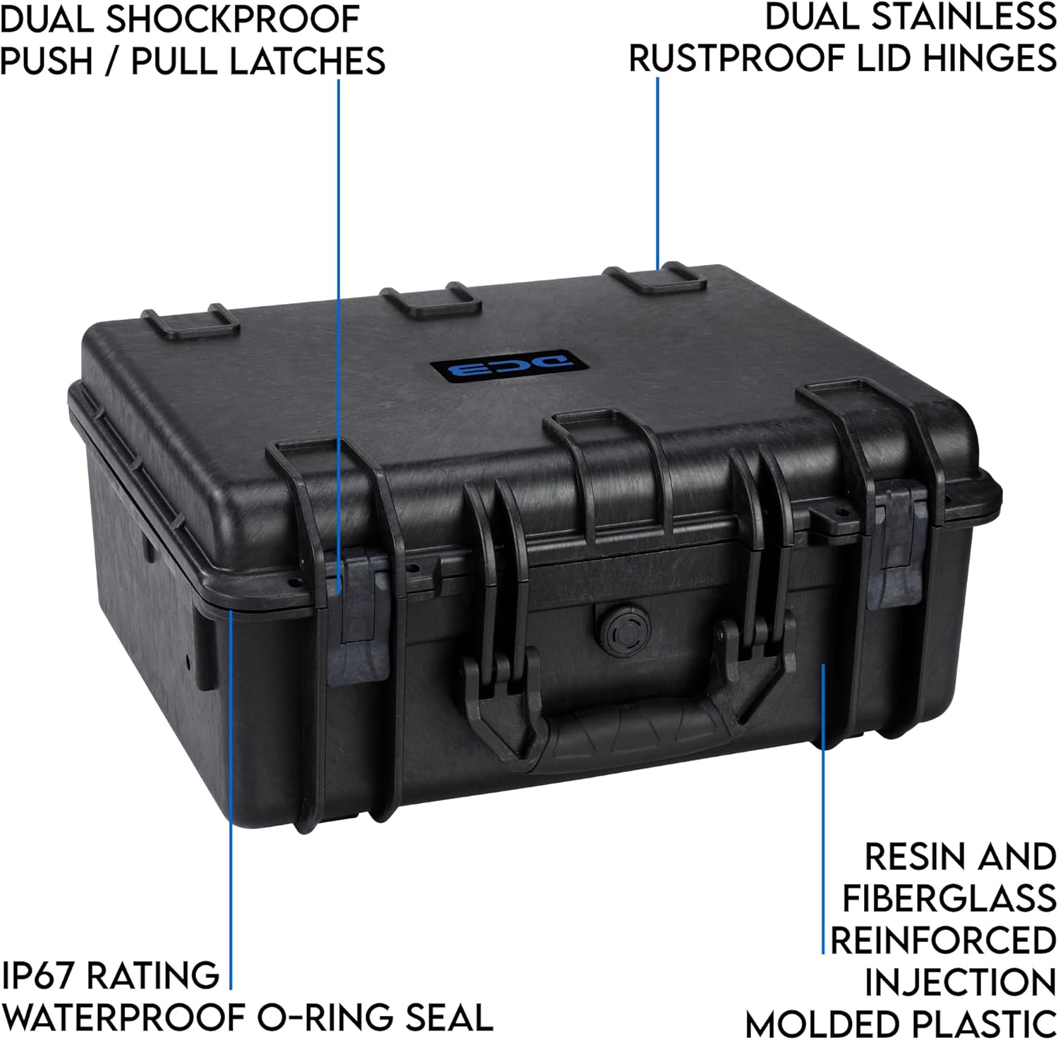 DCB Element 4795F Waterproof Utility Case with Foam Insert - Image 2
