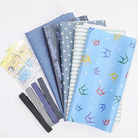 Amazon Co Jp お食事エプロン 4枚作れるキット ラミネート生地 手作り キット 手芸 ベビー用品 男の子セット ホビー