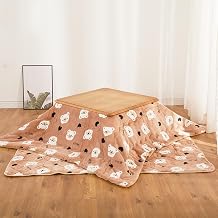 Japanese Kotatsu Table with Heater and Blanket,Heating Tables Set,Kotatsu Futon Comforter,Low-Lying Floor Table,Dining and Work Desk,for Tatami,Living Room,Bay Window120x80x45cm