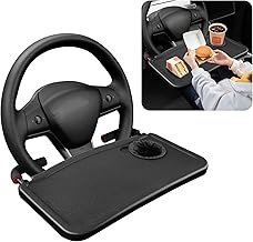 Cartist Car Table, Driver Side, Handle, Table, Car Table, Computer Table, Tray, Eating, Computer Work, Desk, Tablet Stand, Water Resistant, ABS, Abrasion Resistant, Convenient Goods, Car Supplies