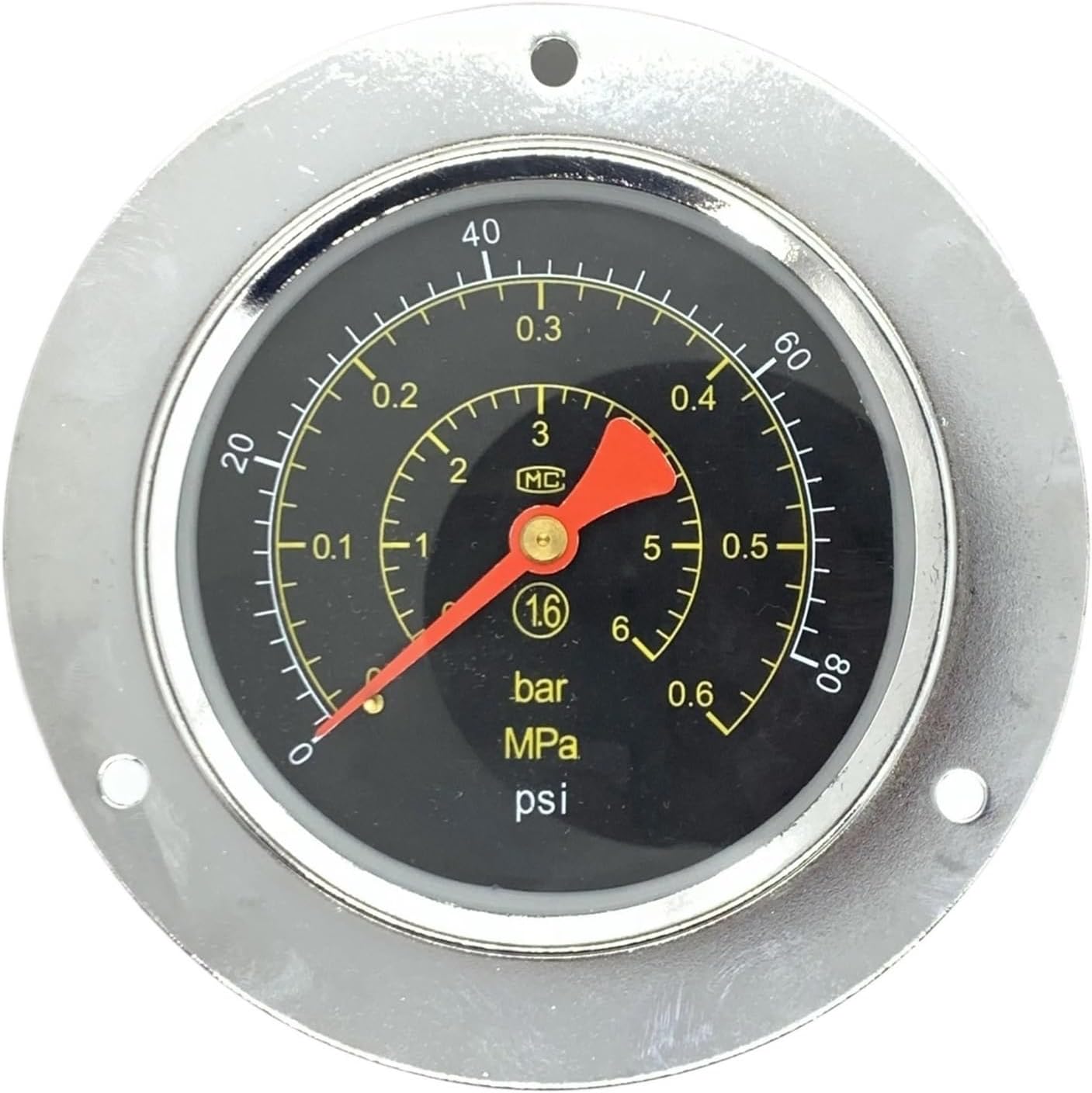 0.16/0.25/1.6/6MPA Pressure Gauge Diesel Test Bench Part Diameter 133mm(1.6mpa)
