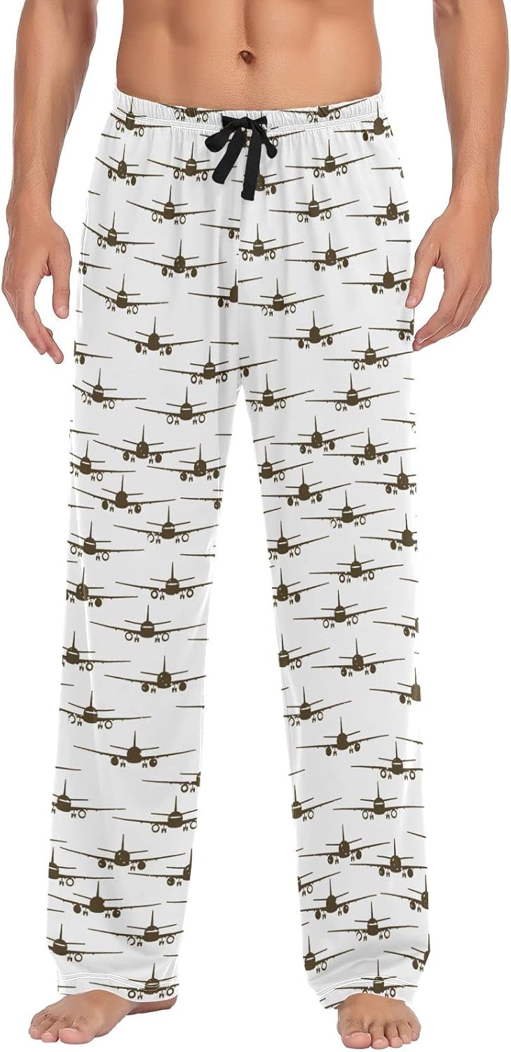 Ollabaky Men's Pajama Pants Sleepwear Lounge Pajama Bottoms with Pockets, S M L XL XXL