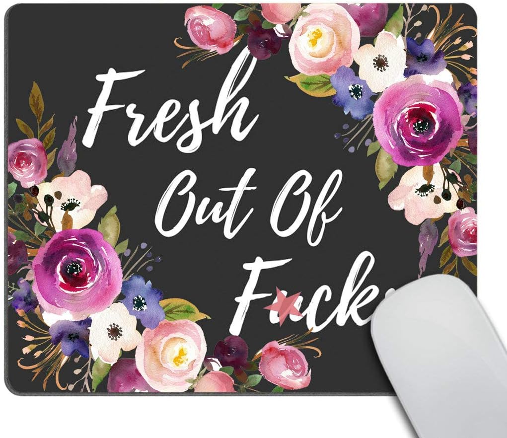 Smooffly Fresh Out of f CKS  Mousepad ,Funny  Mousepad , Mousepad ,Desk Accessory,Cute  Mousepad  9.5 X 7.9 Inch (240mmX200mmX3mm)