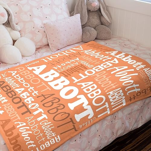 Miniatura 80 de Mantas de monograma personalizadas con nombres, manta personalizada para bebés niñas, manta de envolver con inicial, regalos personalizados