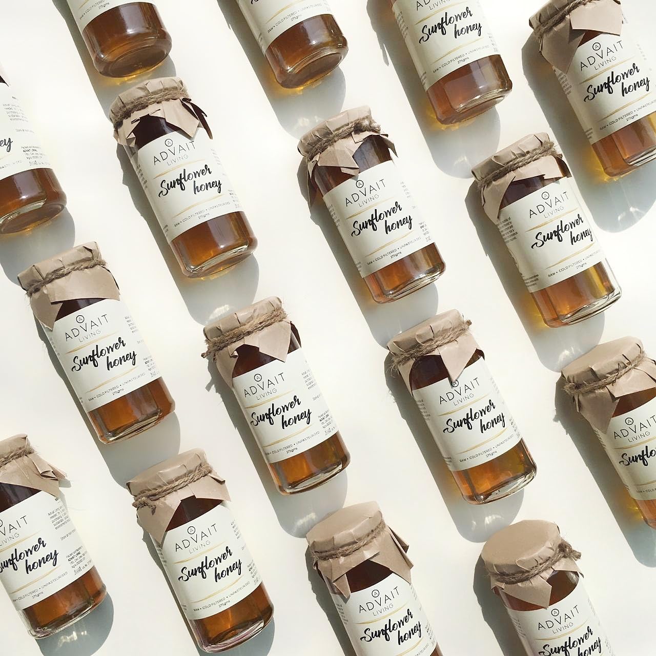 ADVAIT LIVING Raw Sunflower Honey for Cooking, Skin Hydration, and Health, Ideal for Daily Use, Nutrient-Rich, Versatile for Recipes, Wellness, and Natural Treatments 500 GM ADVAIT LIVING Raw Sunflower Honey for Cooking, Skin Hydration, and Health, Ideal for Daily Use, Nutrient-Rich, Versatile for Recipes, Wellness, and Natural Treatments 500 GM