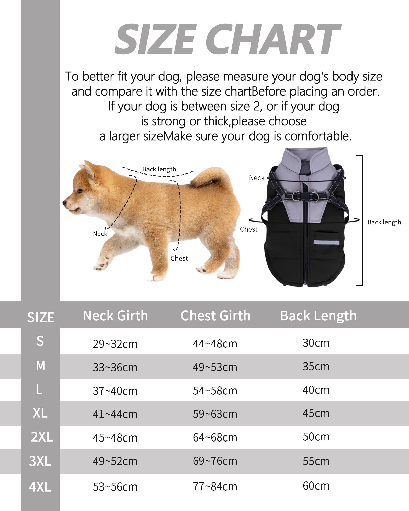 Cappottino Cane: Cappottini per Cani Piccola taglia Impermeabile Giubbotto - Cappotto Cane con Pettorina Adatto Invernale