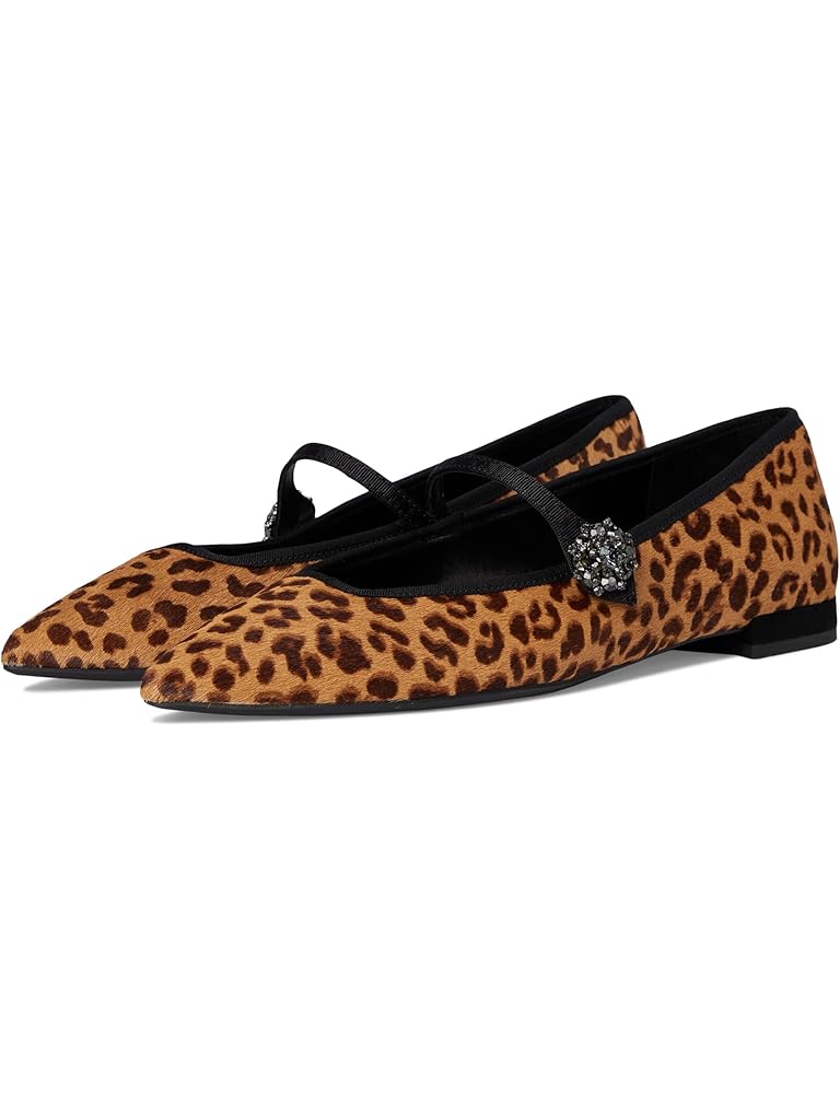Animal Print Birdies Goldfinch 15 Mary Jane Calf Hair