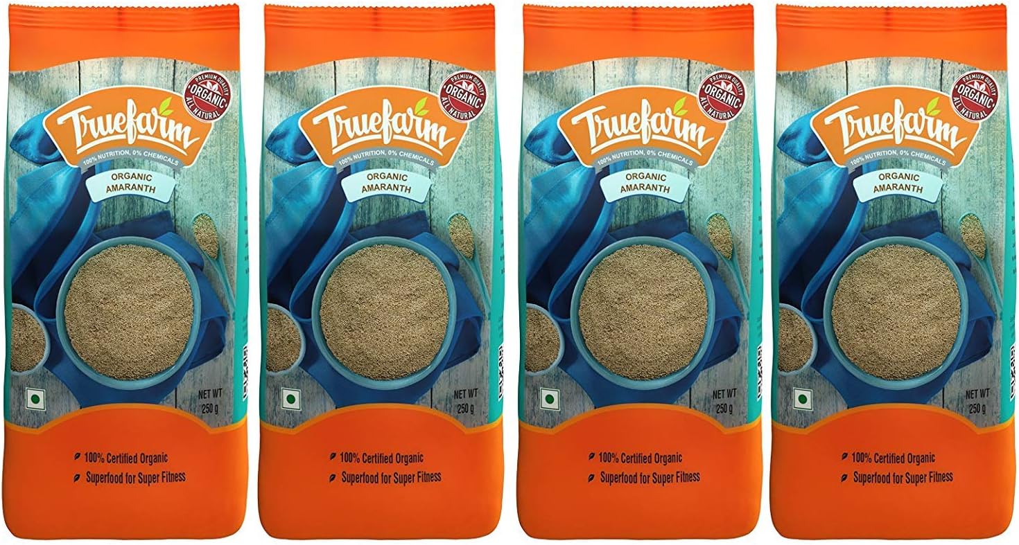 Truefarm Organic Amaranth, 4 x 250 g