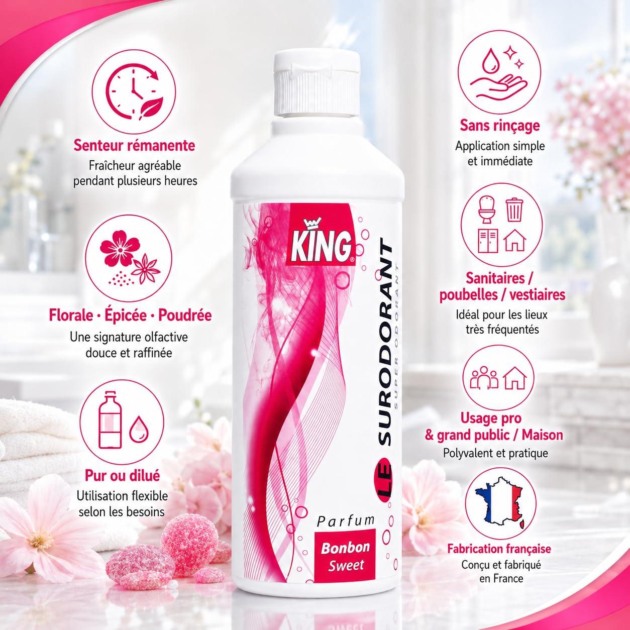 King Surodorant Bonbon 500 ML