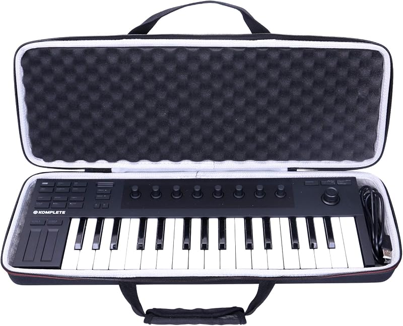 Hard Case for Native Instruments Komplete Kontrol M32 Controller Keyboard | Travel Protective Carrying Storage Bag