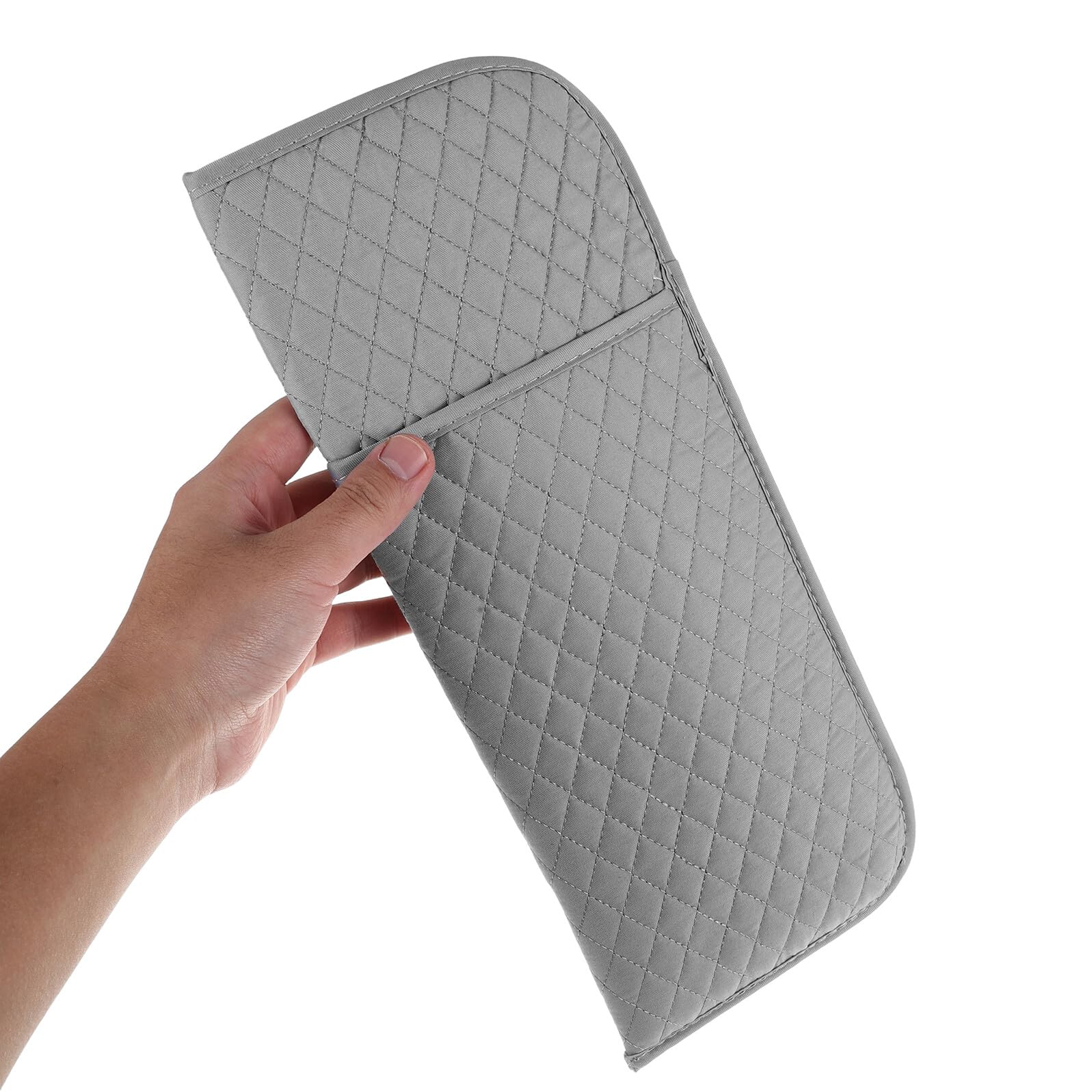 DECHOUS Hitzebeständige Reise Organizer Tasche für Glätteisen und Lockenstab Kompakte Aufbewahrungstasche für Haarstylinggeräte Schutzetui für Friseure und Zuhause 35,3 X 14,4 X 1,5cm