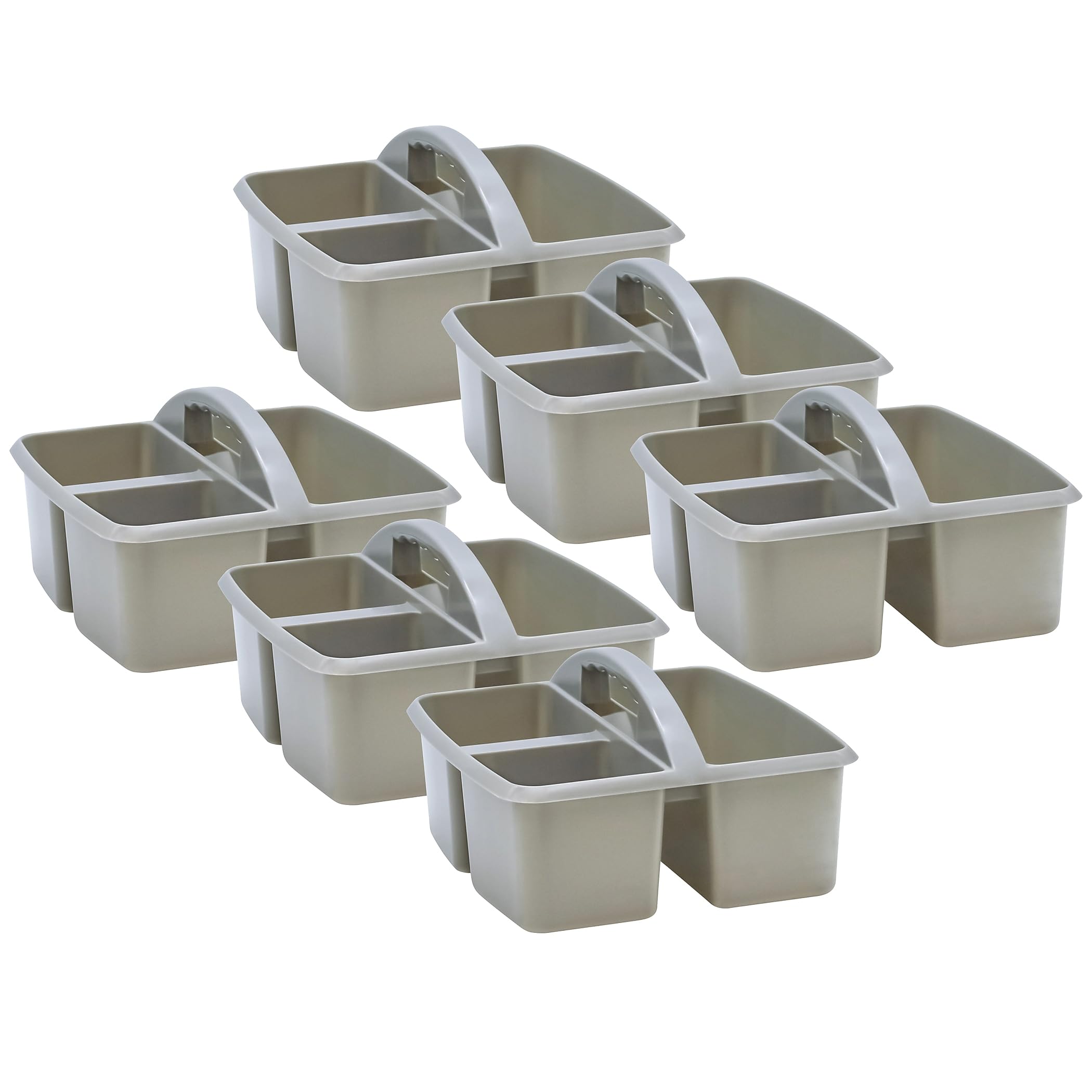 Panier de rangement en plastique gris x6 pour organiser les placards de cuisine