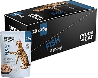 PrimaCat - Classic Wet Cat Food Fish in Gravy 28 x 85g product image