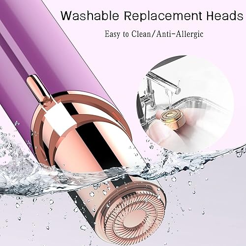 Miniatura 4 de Cabezales de repuesto para removedor de vello facial para mujer, generación 2 para acabado impecable, cabezales de repuesto de maquinilla de afeitar