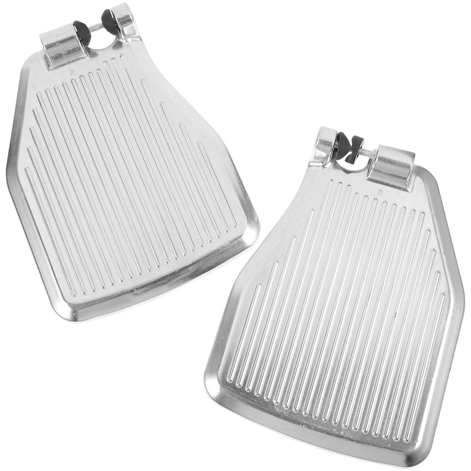 Reposapiés para Silla de Ruedas de Aluminio, Pedal Antideslizante Diseño Reforzado y Corte Especial, Accesorio Elevable para Movilidad Segura y Cómodo Soporte para Pies